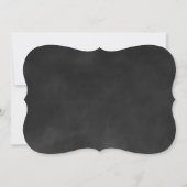 Mint Green Chalk Bridal Shower Invitation Kaart (Achterkant)