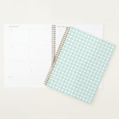 Mint Green Checks Planner (Display)