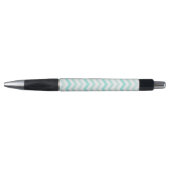 Mint Green Chevron Ombré Pen (Voorkant)