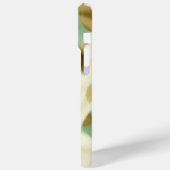 Mint Green Cream Gold Koeienhuid Case-Mate iPhone Case (Achterkant / Links)