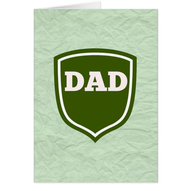 Mint Green Dad Plaque (Voorkant)