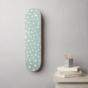 Mint Green Dalmatian Spots, Dalmatiaanse Stippen, Skateboard