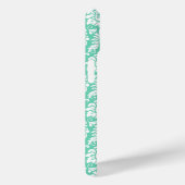 Mint Green Damask Patroon Case-Mate iPhone Case (Achterkant / Rechts)