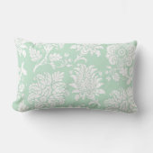 Mint Green Damask Pillow Kussen (Voorkant)
