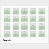 Mint Green Elegant Lace sparen de Stickers van de  (Vel)