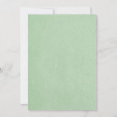 Mint Green Elegant Lace Wedding Invitation (Dos)