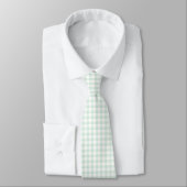 Mint Green En vichy Motif Cravates Pour Hommes (Attaché)