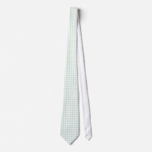Mint Green En vichy Motif Cravates Pour Hommes
