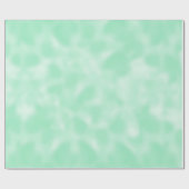 Mint Green en White Mottled Cadeaupapier (Vlak)