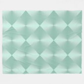 Mint Green Fleece Blanket Deken (Voorkant (Horizontaal))