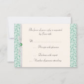 Mint Green Florentine RSVP (Devant)