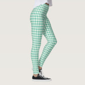 Mint Green Gingham Leggings (Rechts)