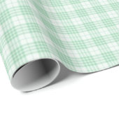Mint Green Gingham Pset Cadeaupapier (Rol Hoek)