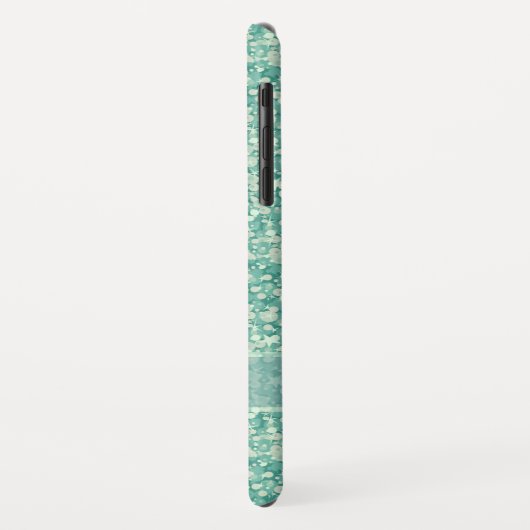 Mint Green Glitter Case-Mate iPhone Case (Achterkant/links)