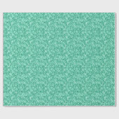 Mint Green Glitter Texture Print Cadeaupapier (Vlak)