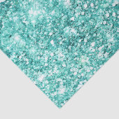 Mint Green Glitter Tissuepapier (Detail)
