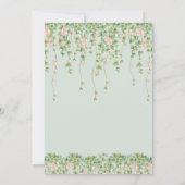 Mint Green Hanging Vines Ramadan Iftar Invitation (Dos)