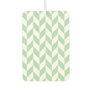 Mint Green Herringbone Pattern Luchtverfrisser
