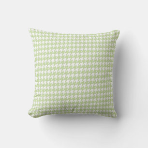 Mint Green Houndstooth Pattern Sierkussen