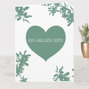 Mint Green Ivy Kaart