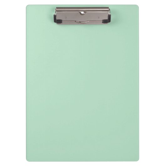 Mint Green Kantoor Klembord (Voorkant)