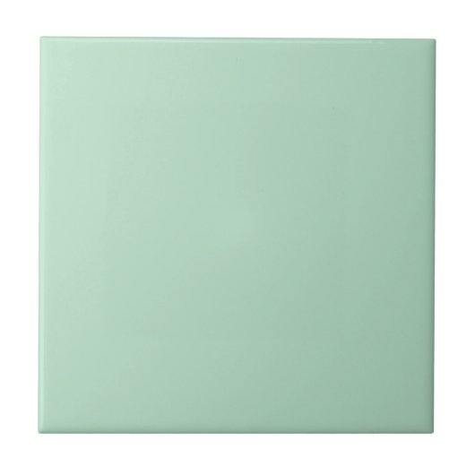 Mint Green Keramische Tegel – Modern & Stijlvol Tegeltje (Voorkant)