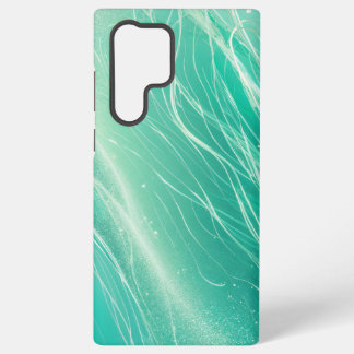Mint Green Light Waves Phone Case Samsung Galaxy Hoesje