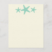 Mint Green Mexico Wedding Welcome Letter Flyer (Achterkant)