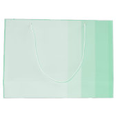 Mint Green Modern Elegant Sjabloon Trendy Groot Cadeauzakje (Achterkant)