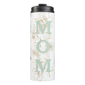 Mint Green Mom Photo Coffee Travel Tumbler Mug Thermosbeker