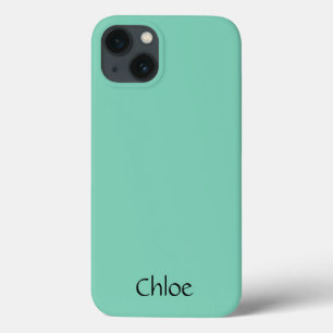 Mint Green Monogram Samsung Galaxy Opmerking 4 hoe iPhone 13 Hoesje
