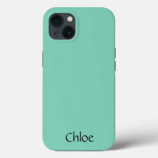Mint Green Monogram Samsung Galaxy Opmerking 4 hoe iPhone 13 Hoesje
