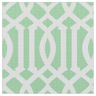 Mint Green Moroccan Pattern | Stof