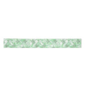 Mint Green Moroccan Quatrefoil Pattern Lint (Voorkant)