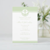 Mint Green Nautical Anchor Vrijgezellenfeest nodig Kaart (Staand voorkant)