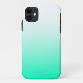 Mint Green Ombre iPhone 11 Hoesje