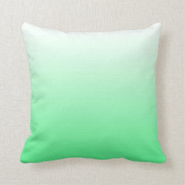 Mint Green Ombre Pillow Kussen