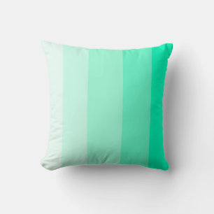 Mint Green Ombre Stripe Kussen