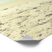 Mint Green Pastel Beach fotografie Poster (Hoek)