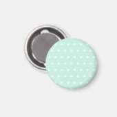 Mint Green Polka Dot Magneet (Voorkant / Achterkant)