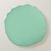 Mint Green Rond Kussen (Achterkant)