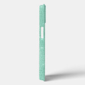 Mint Green Sparkle Glitter Girly Glam Case-Mate iPhone Case (Achterkant / Rechts)