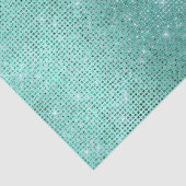 Mint Green Sparkle Tissuepapier (Detail)