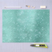 Mint Green Sparkle Tissuepapier (Craft)