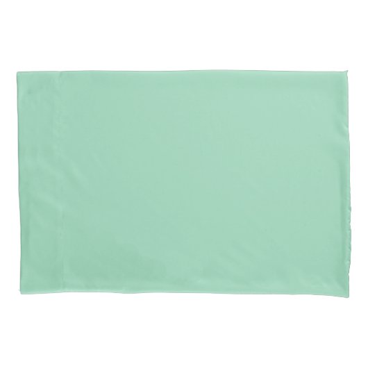 Mint Green Standard - Single Pillowcase Kussensloop (Voorkant)