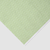 Mint Green Swiss Dot Tissue Paper Tissuepapier (Detail)