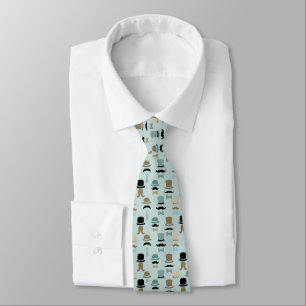 Mint Green Tiled Petten Designer Stropdas