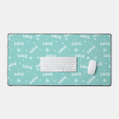 MINT GREEN VALENTIJN LOVE SCRIPT BUREAUMAT (Keyboard & Muis)