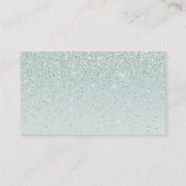 Mint Green Wedding Information Kaart (Achterkant)