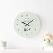 Mint Green Yoga Grote Klok (Huis)